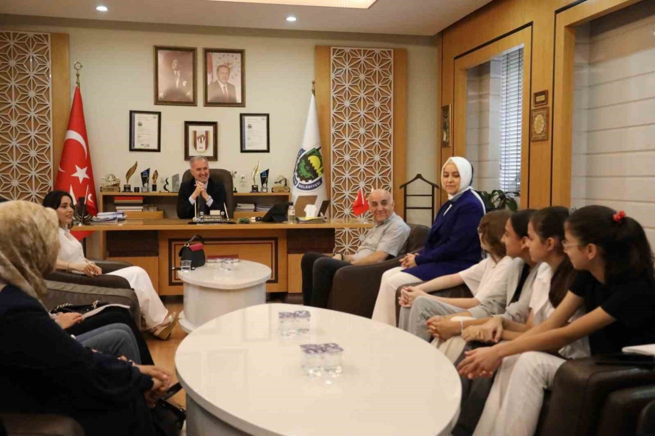 Başkan Taban Lgs şampiyonlarını ağırladı