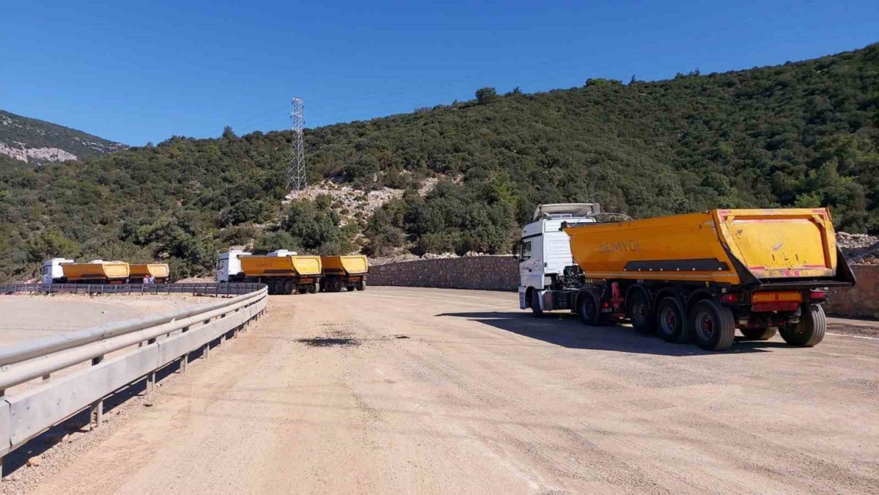 Bodrum’da 7 ayda 43 bin 887 ton asfaltlama yapıldı