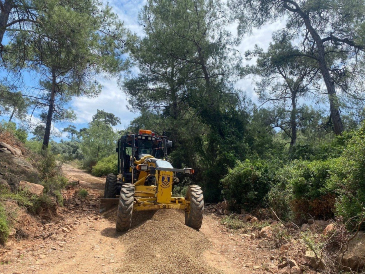 Bodrum’da 7 ayda 43 bin 887 ton asfaltlama yapıldı