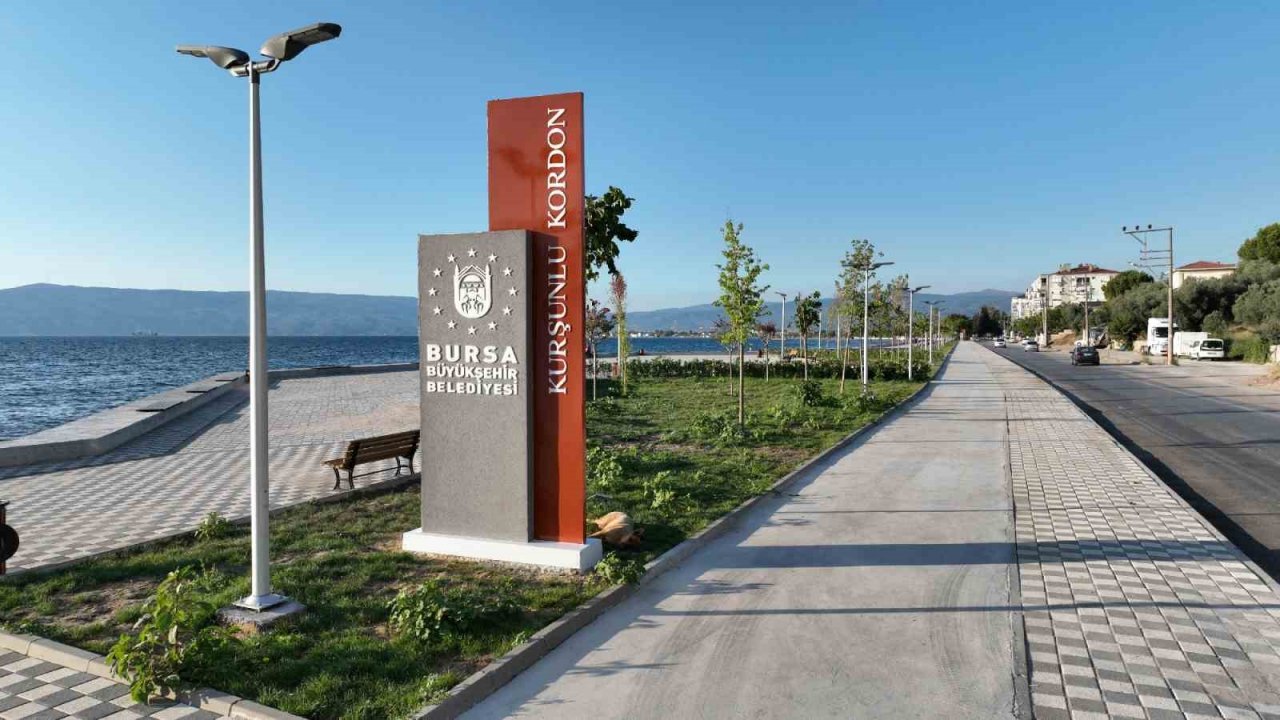 Kurşunlu sahilinde muhteşem dönüşüm