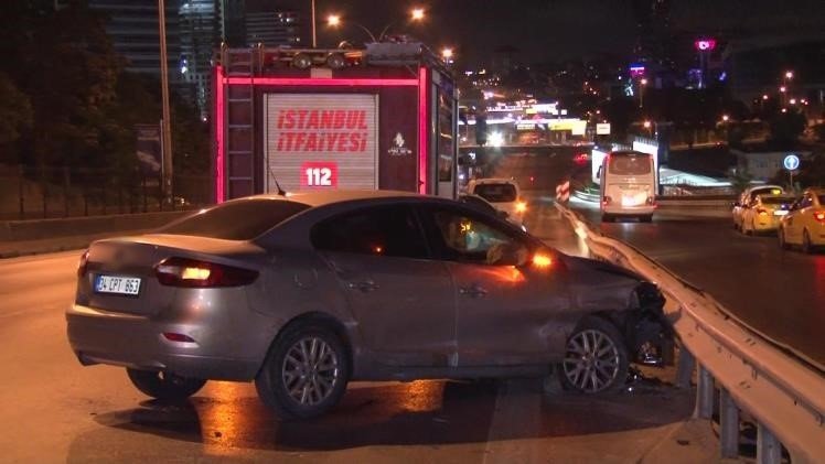 E-5’te 2 araç ve 1 motosiklet kazaya karıştı: 1 ölü