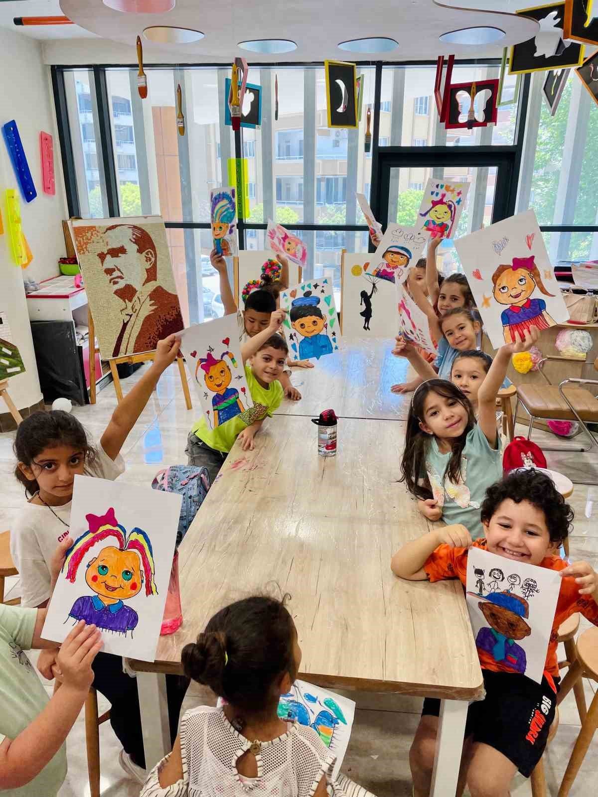 Çocuklar sanatla buluştu