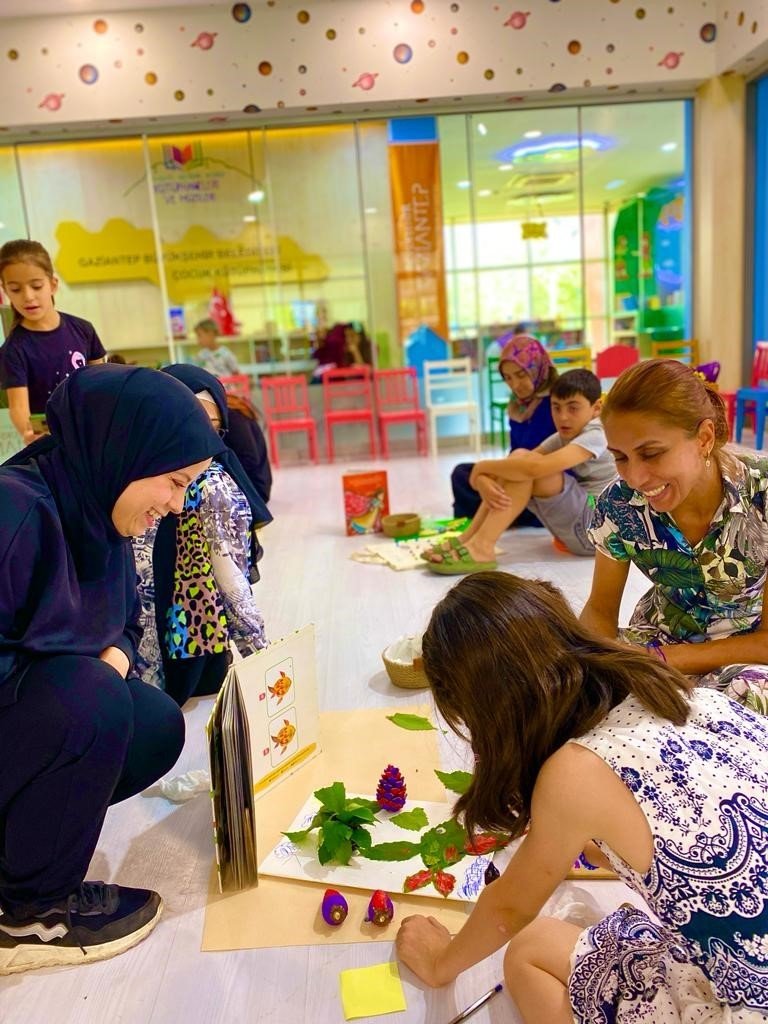 Çocuklar sanatla buluştu