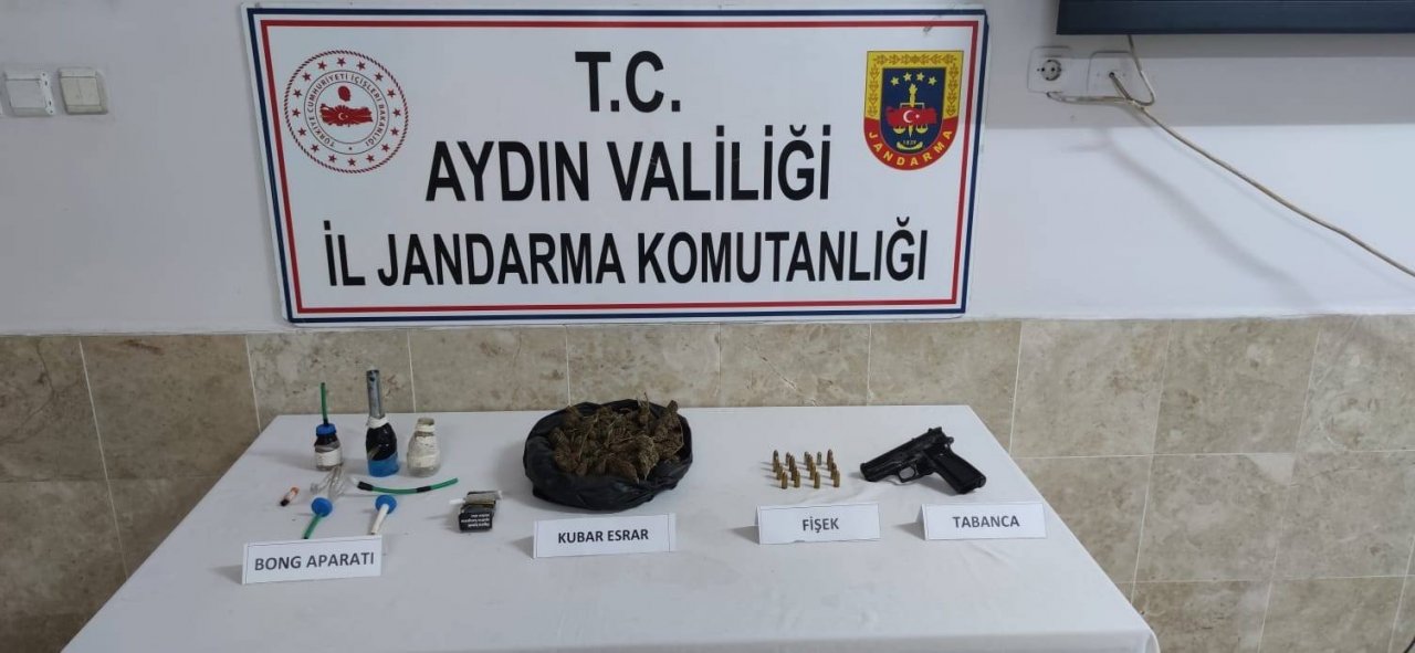 Nazilli’deki evde uyuşturucu madde ele geçirildi
