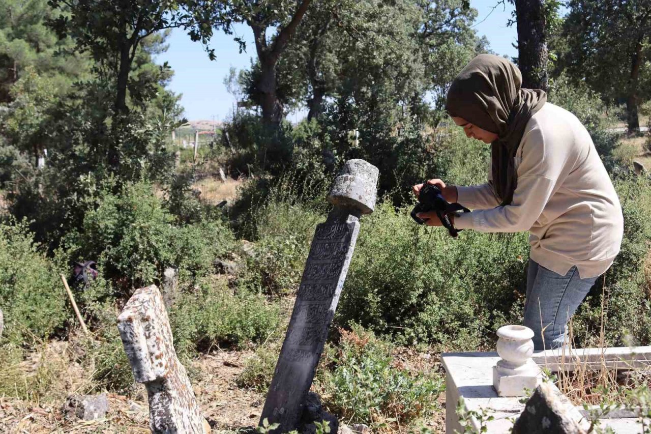 43 mezarlıkta Osmanlı dönemine ait mezar taşları incelendi