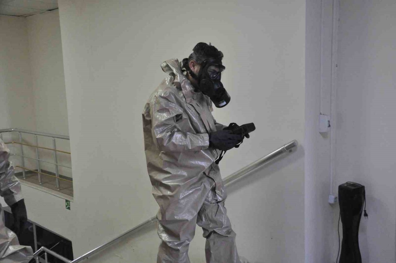 Şırnak PTT Baş Müdürlüğünde deprem, yangın ve hırsızlık tatbikatı gerçekleştirildi