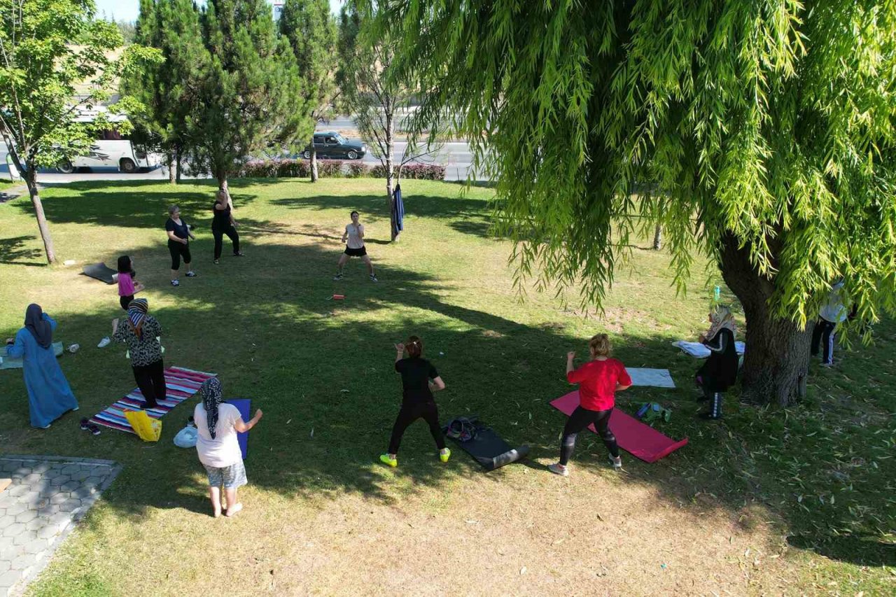 Açık havada spor keyfi