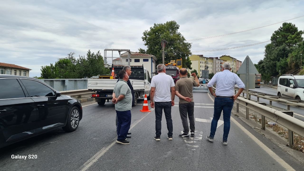 Alaplı Erdem yuvayı birleştiren üst geçit yenileniyor