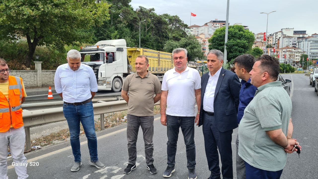 Alaplı Erdem yuvayı birleştiren üst geçit yenileniyor