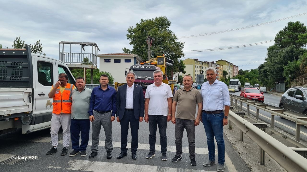 Alaplı Erdem yuvayı birleştiren üst geçit yenileniyor