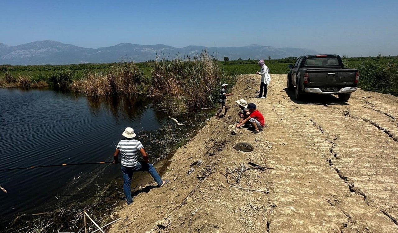 Didim’de amatör balıkçılar önce denetlendi, sonra bilgilendirildi