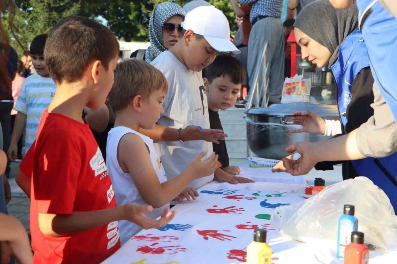 Yaz Kur’an kursuna gelen çocuklara farkındalık etkinliği