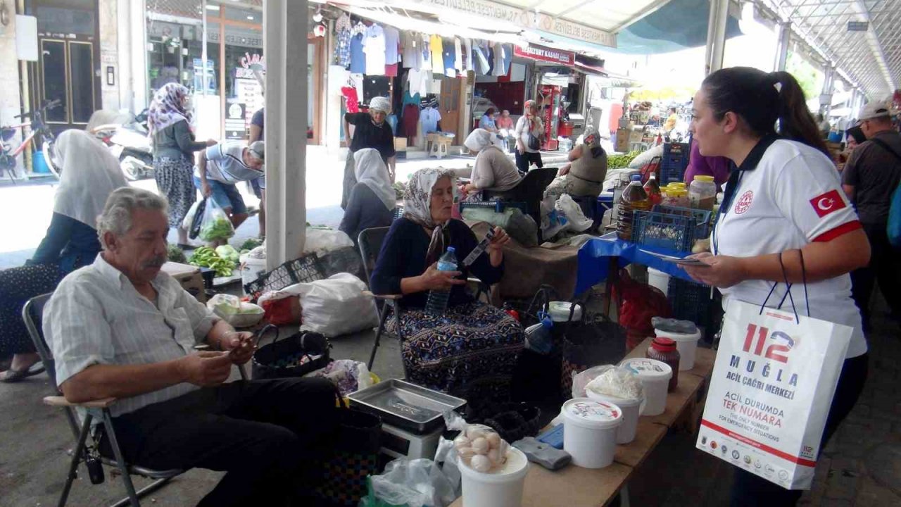 Muğla’da ‘Tek numara 112’ tanıtım çalışması