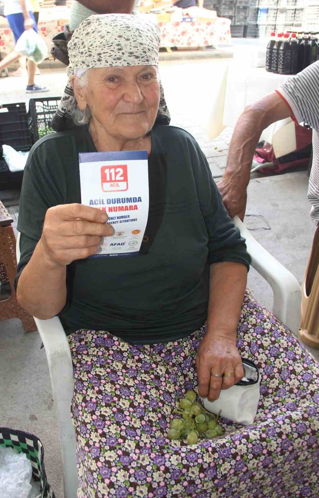 Muğla’da ‘Tek numara 112’ tanıtım çalışması