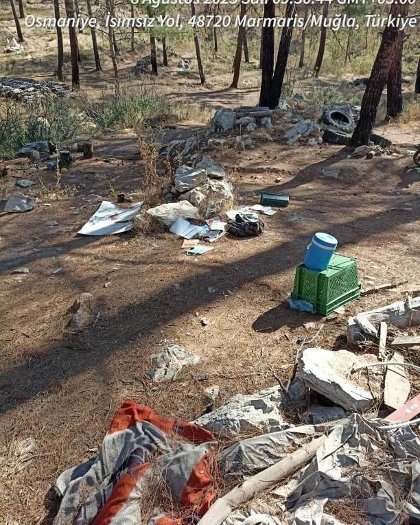 Ormana çöp atanlara ceza yağdı