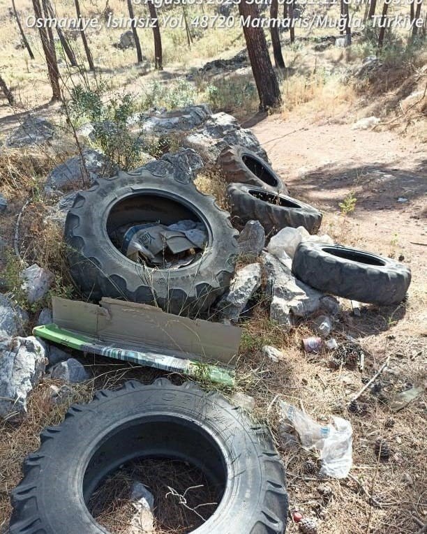 Ormana çöp atanlara ceza yağdı