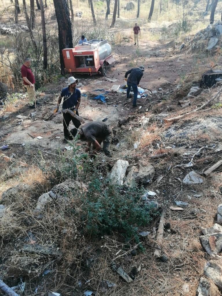 Ormana çöp atanlara ceza yağdı