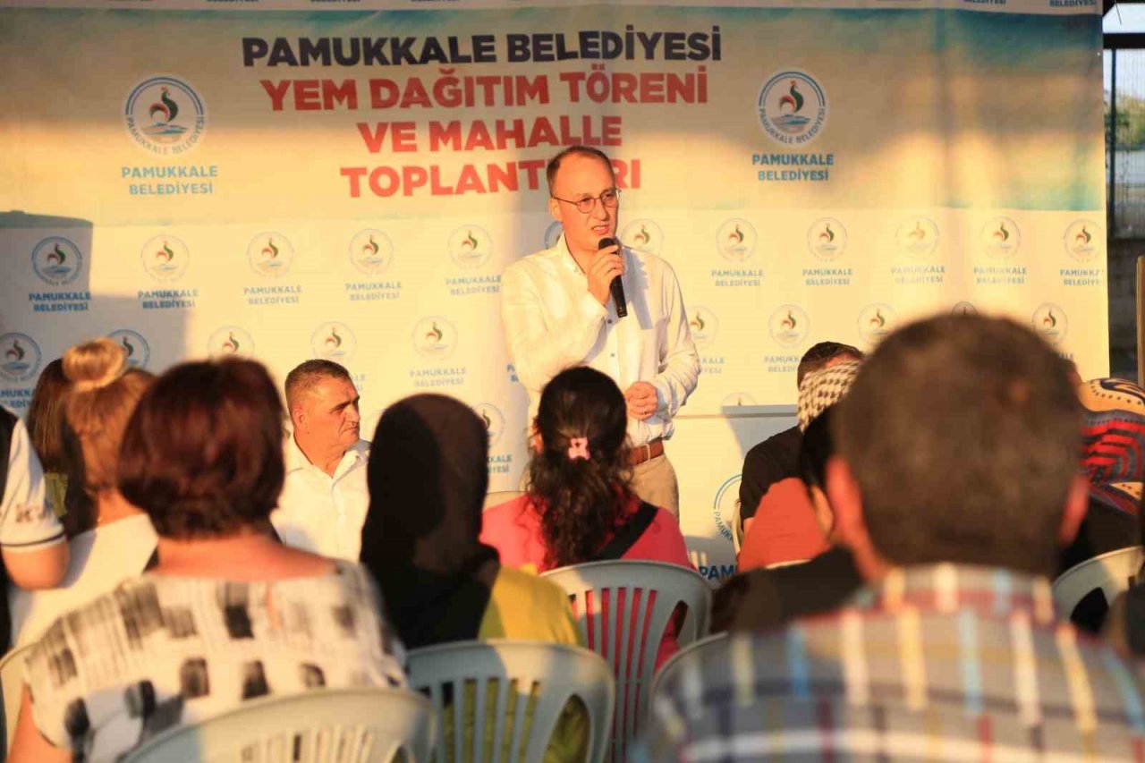 Pamukkale’de 537 üreticiye 50 ton yem desteği sağlanıyor