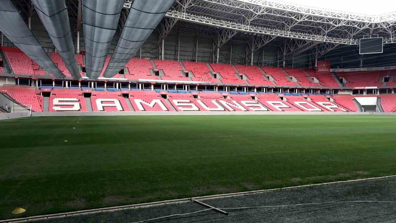 Samsun 19 Mayıs Stadyumu Fenerbahçe maçına hazırlanıyor