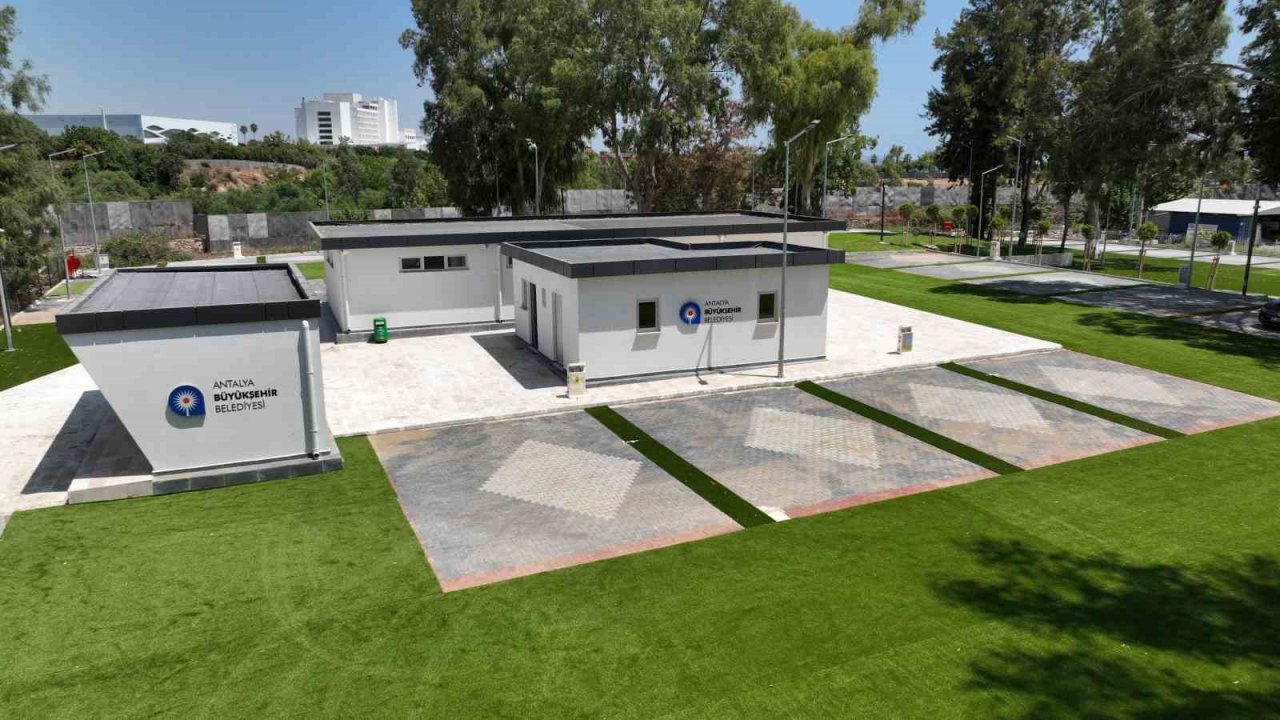 Antalya Büyükşehir Belediyesi Karavan Parkı hizmete girdi