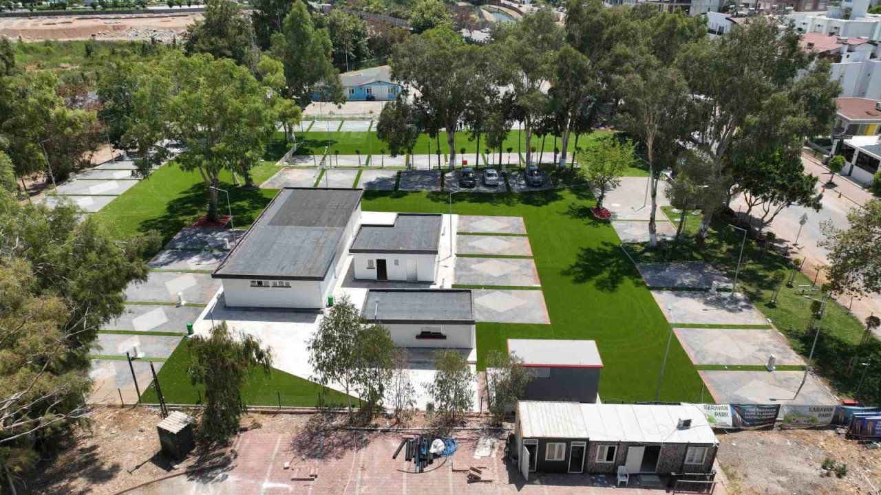 Antalya Büyükşehir Belediyesi Karavan Parkı hizmete girdi