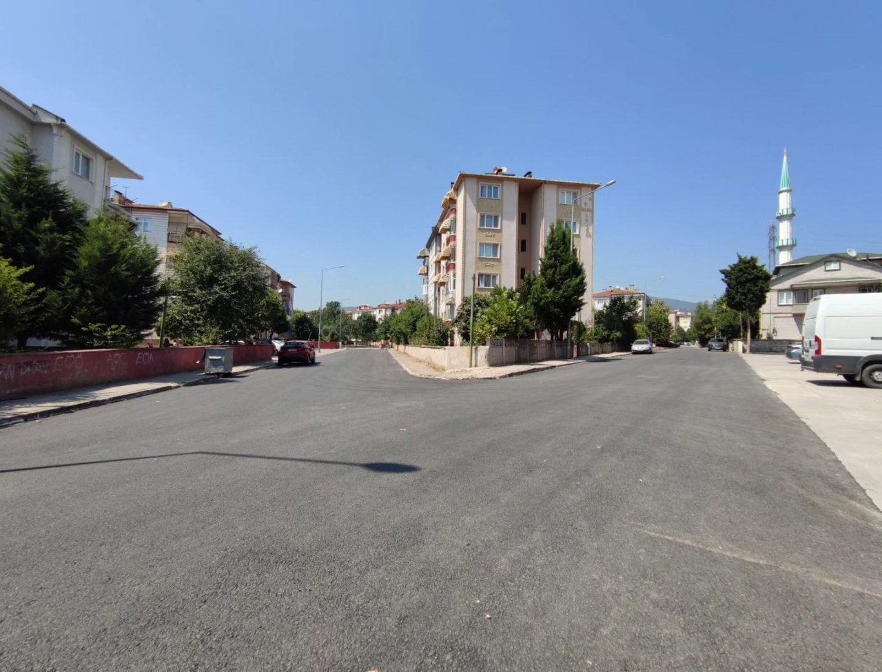 Derince’de üstyapı çalışmaları tamamlandı