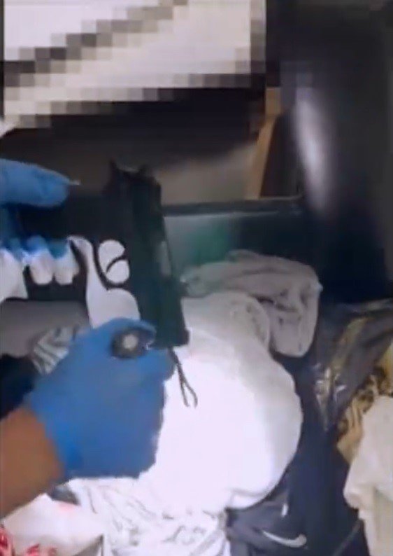 Silahları gizledikleri yer pes dedirtti