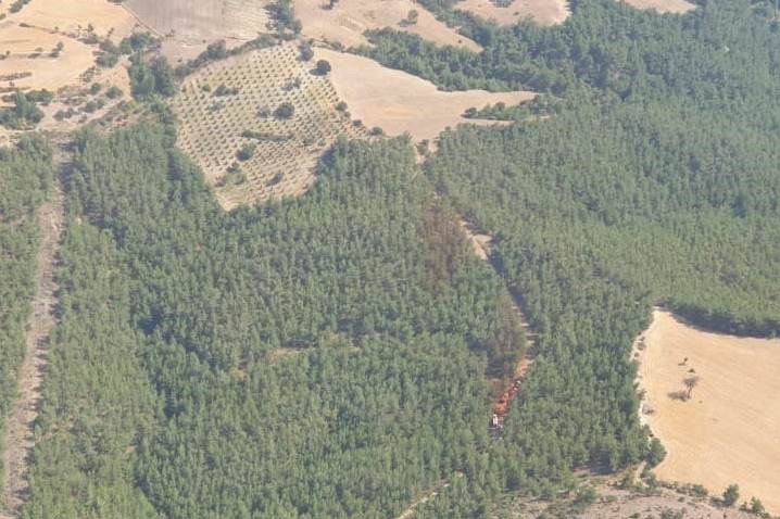 İzmir’de 2 orman yangını yaklaşık 30 dakikada kontrol altına alındı