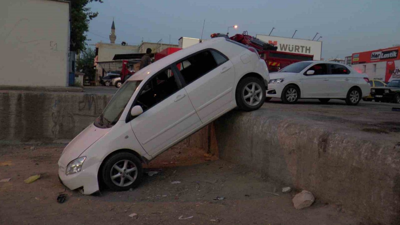 Kayseri’de bir garip kaza