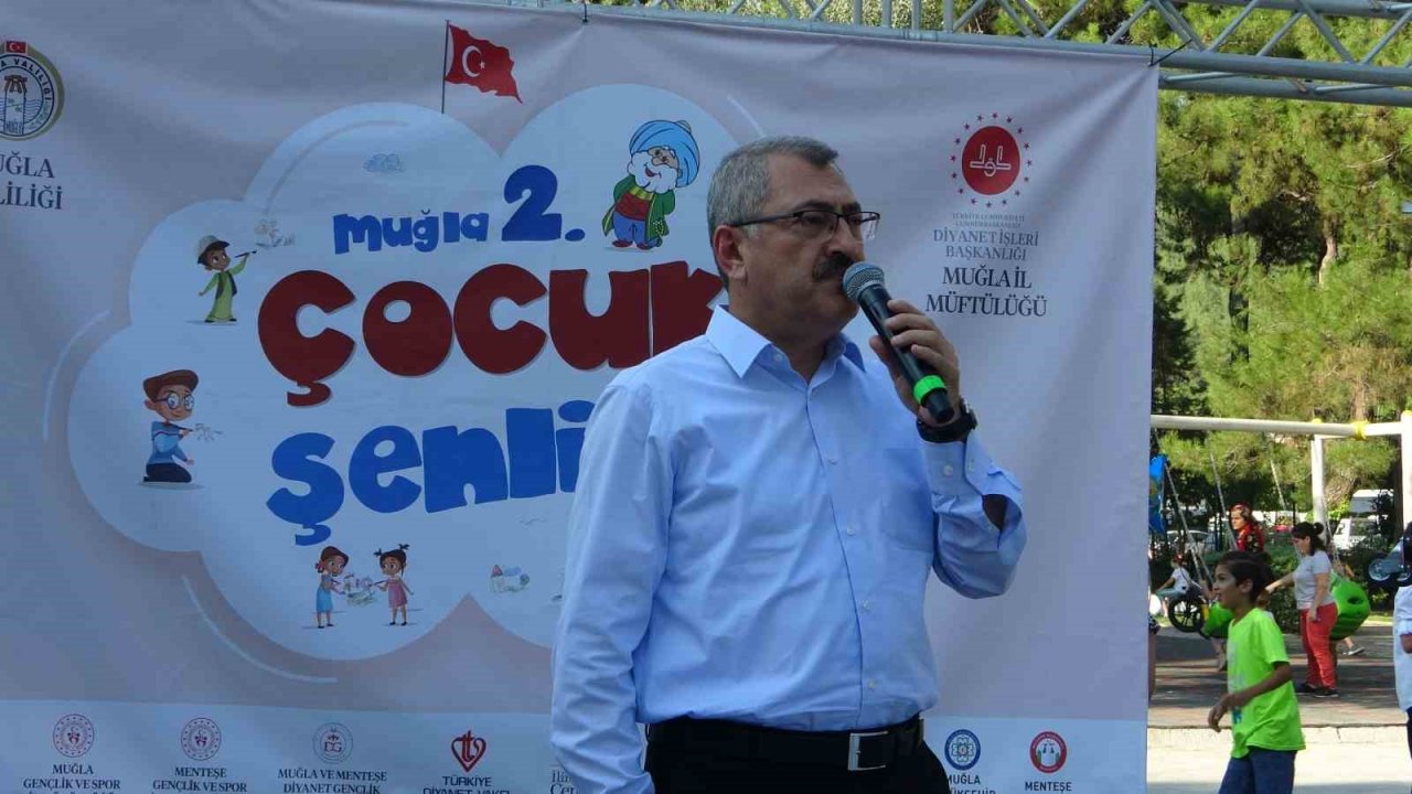 Muğla’da çocuklar şenlikte buluştu