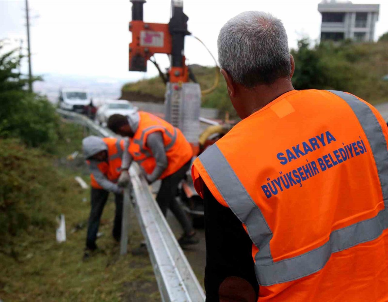 Paraşüt Tepe’ye giden yol artık daha güvenli