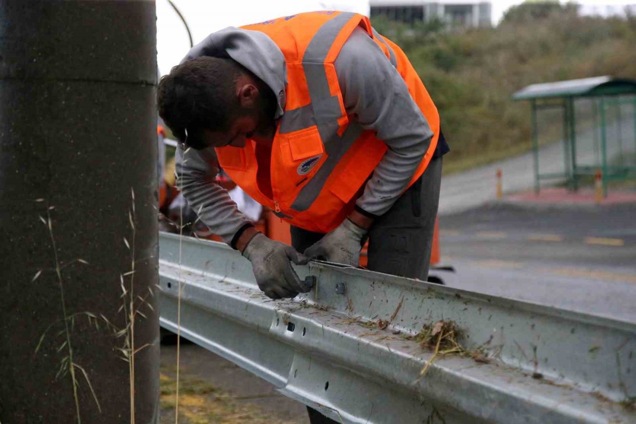 Paraşüt Tepe’ye giden yol artık daha güvenli