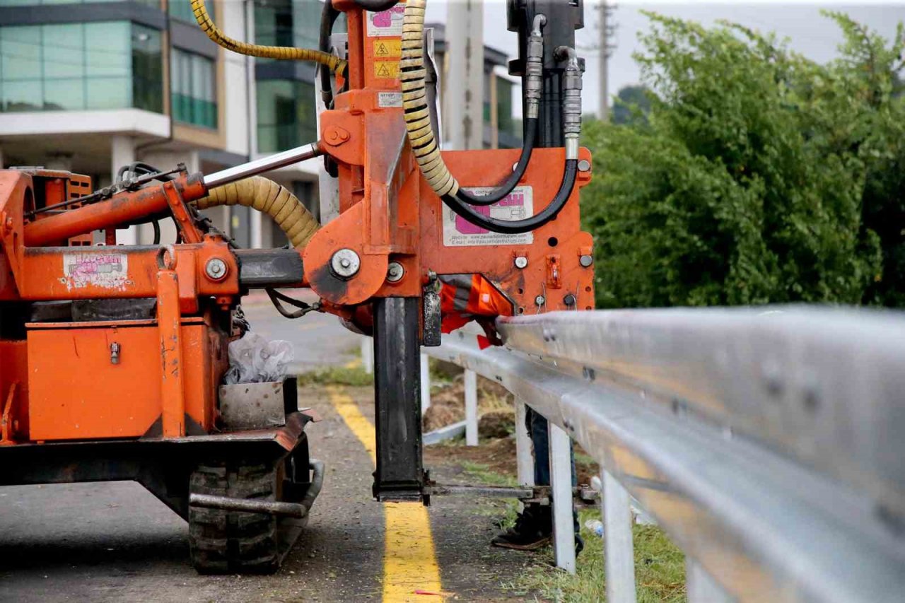Paraşüt Tepe’ye giden yol artık daha güvenli