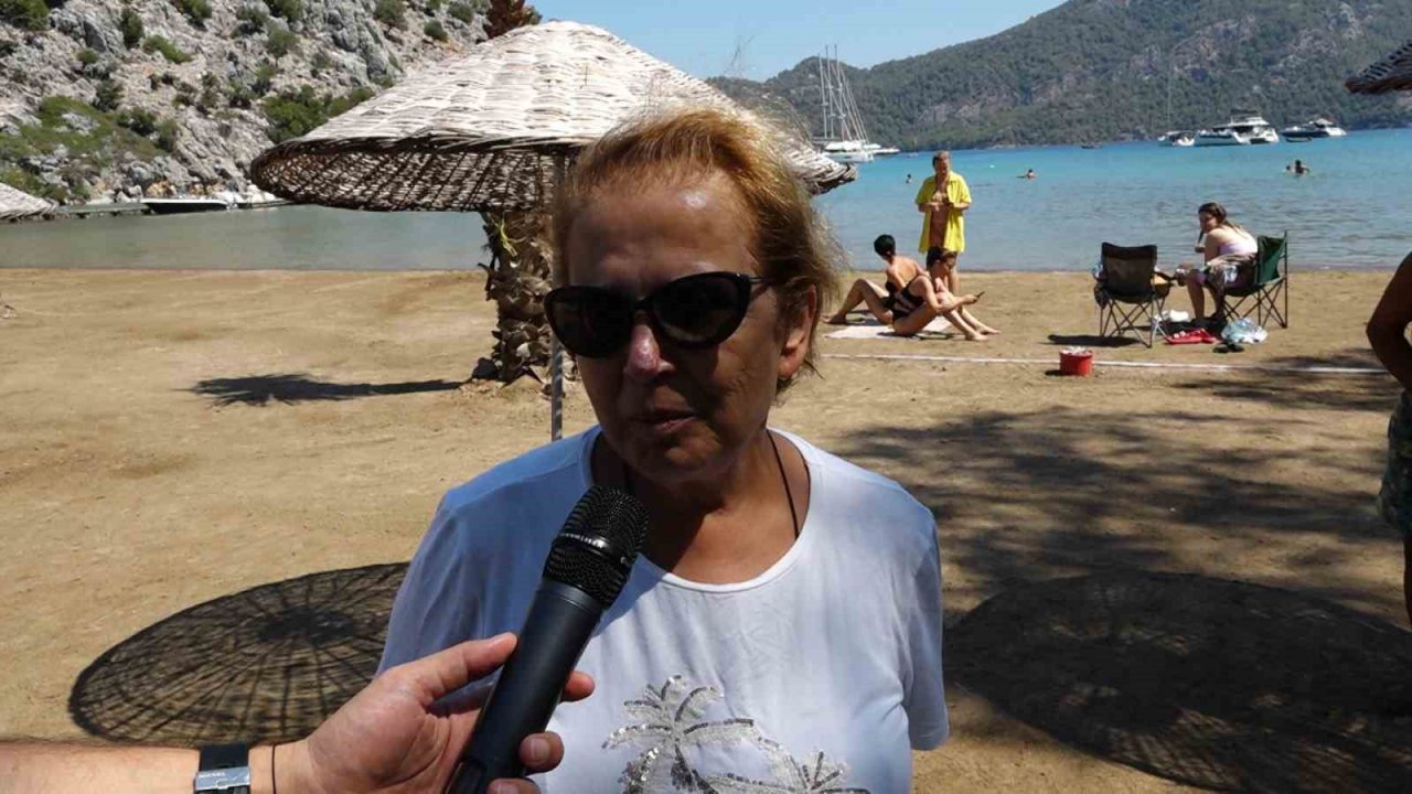 Selimiye Halk Plajı, vatandaşların ilgisini çekiyor