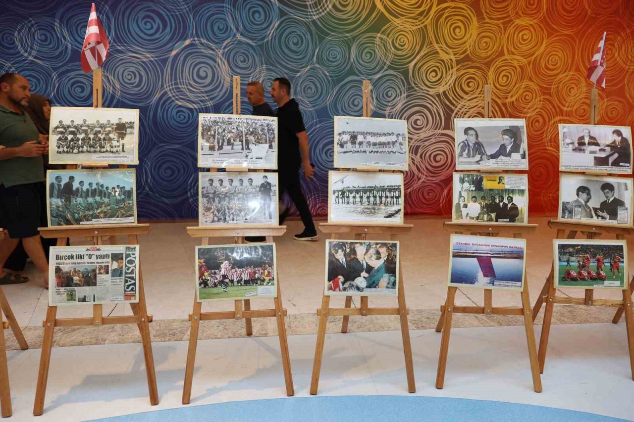 İVA Park AVM’de Sivasspor sergisi açıldı