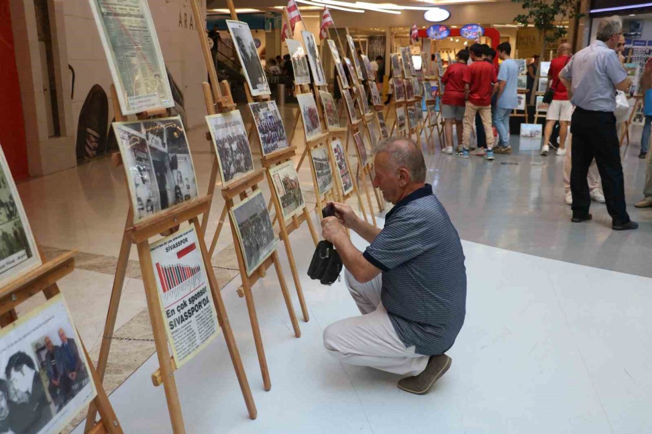 İVA Park AVM’de Sivasspor sergisi açıldı