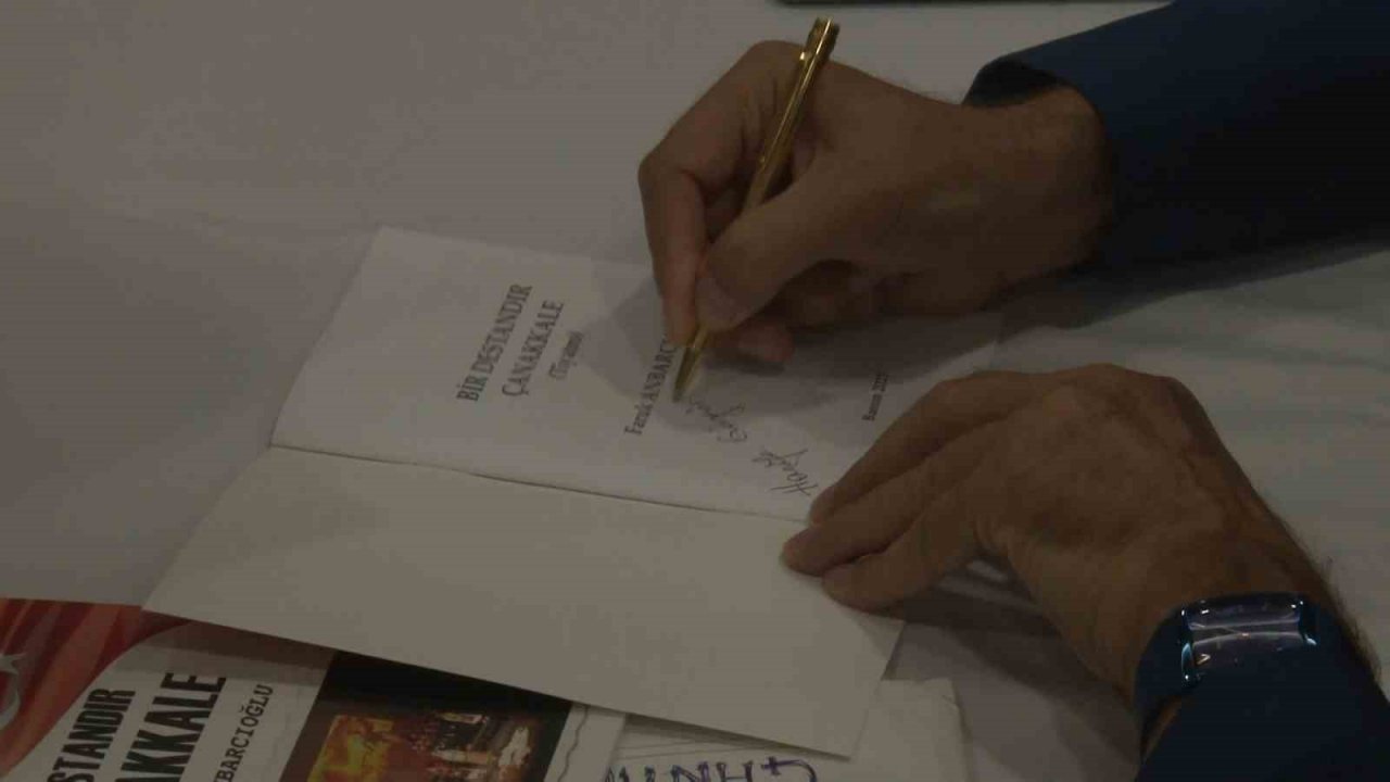 "Bir Destandır Çanakkale" kitabı tanıtıldı