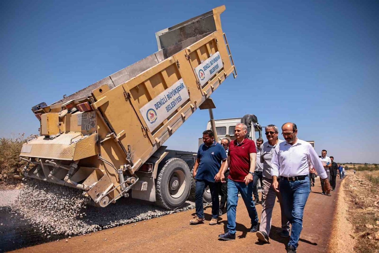 Çileli yollar Denizli Büyükşehir ile tarihe karışıyor