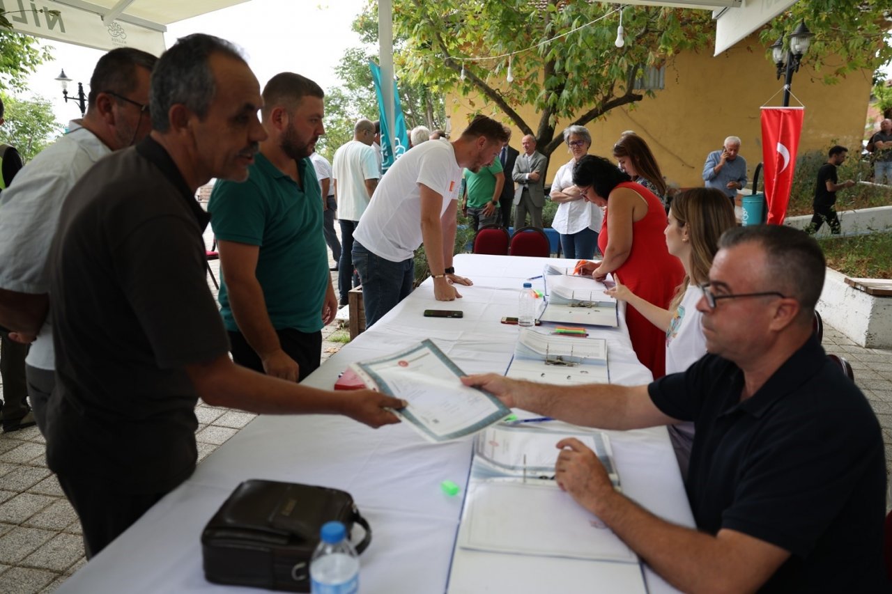 Nilüfer’in Gökçe mahallesinde tapu sevinci
