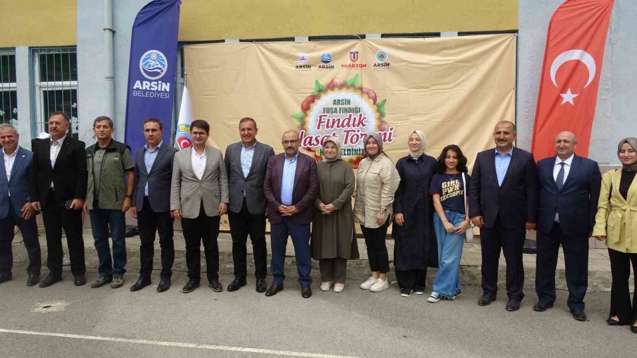 Coğrafi işaretli Arsin Foşa Fındığı’nın hasadı törenle başladı