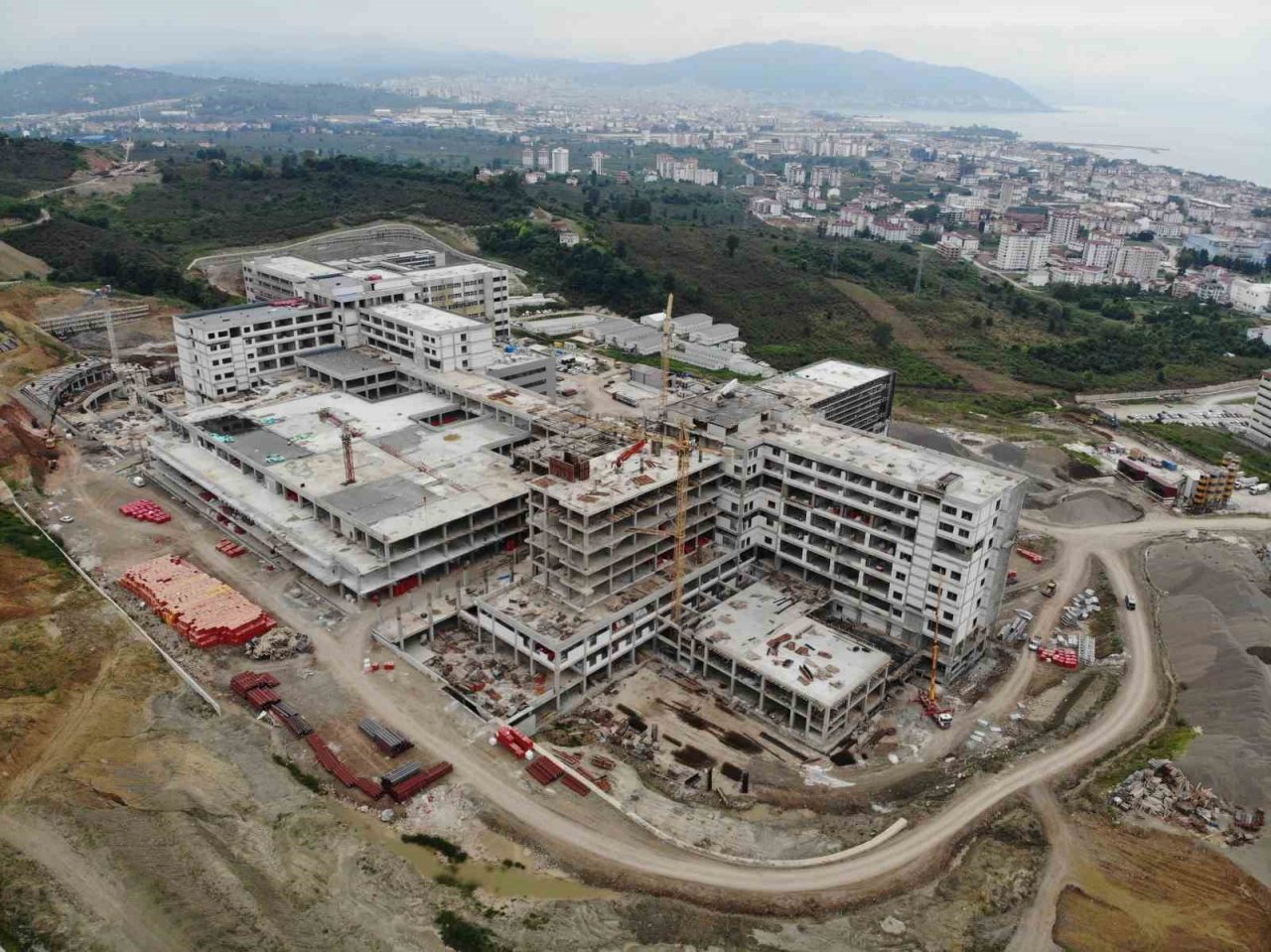Ordu Şehir Hastanesi yükseliyor: İnşaatı yüzde 71’e ulaştı
