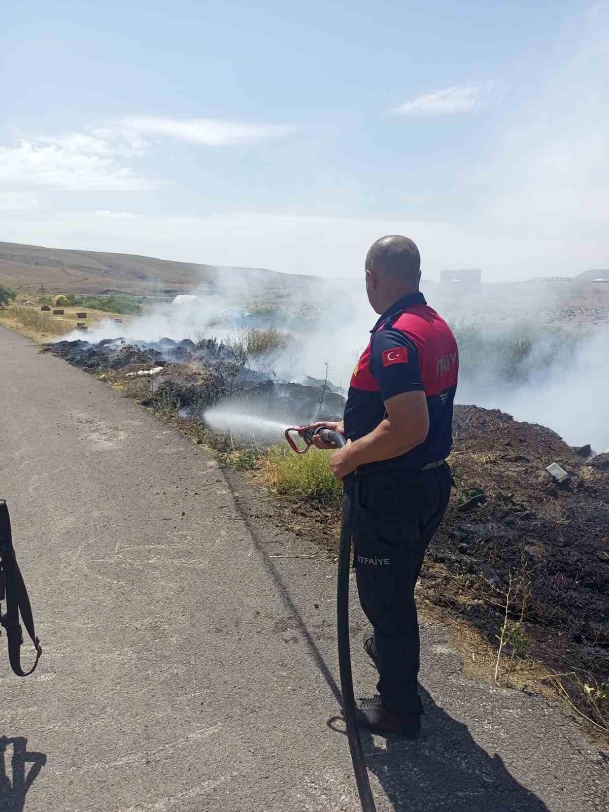 Ağrı’da 5 ayrı noktada yangın çıktı