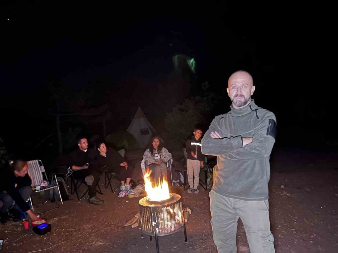 Eskişehirli vatandaşlar perseid meteor yağmurunun tadını çıkardı