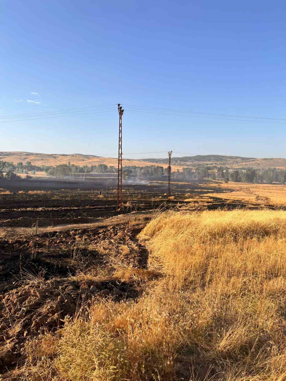 Yozgat’ta 500 dönüm buğday ekili alan 10 dakikada yandı