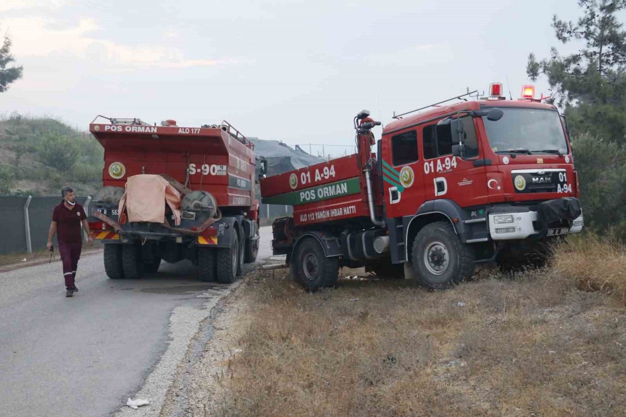 Adana’daki orman yangını devam ediyor