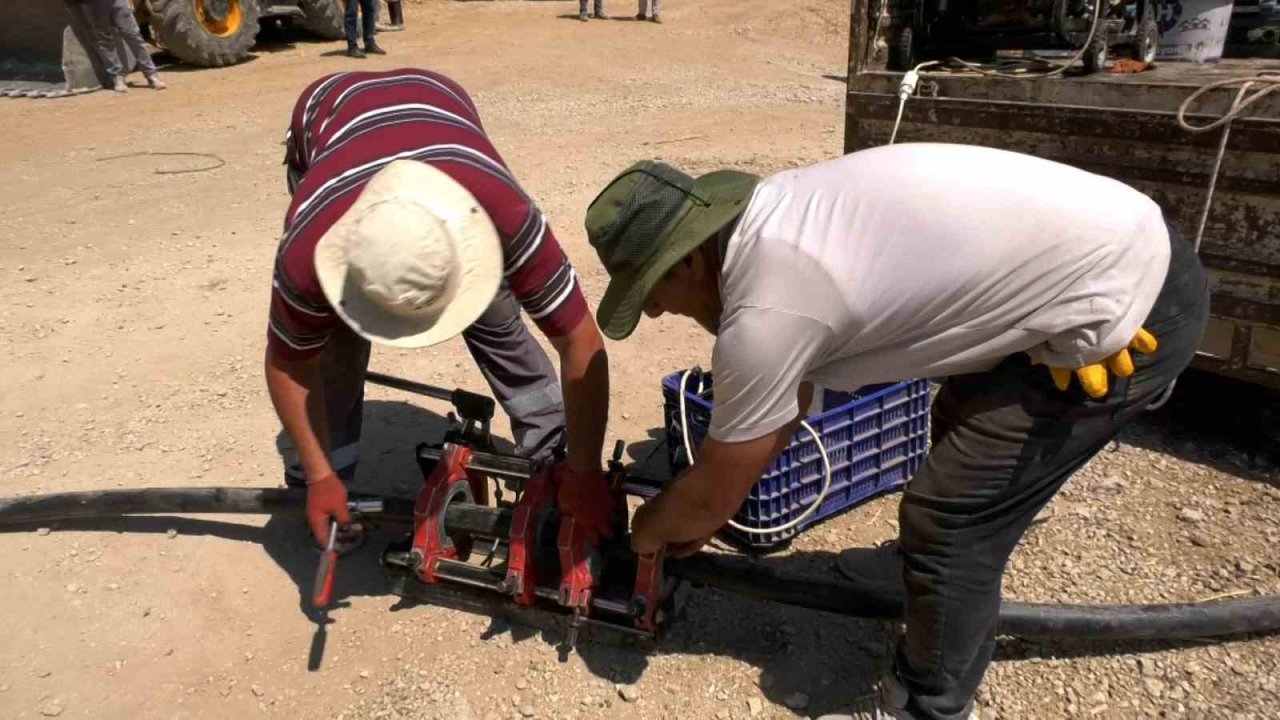 Celil ve Üçoluk yaylaları suya kavuşuyor