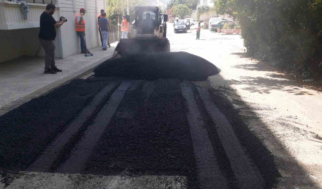 Atakum’da yol bakım çalışması