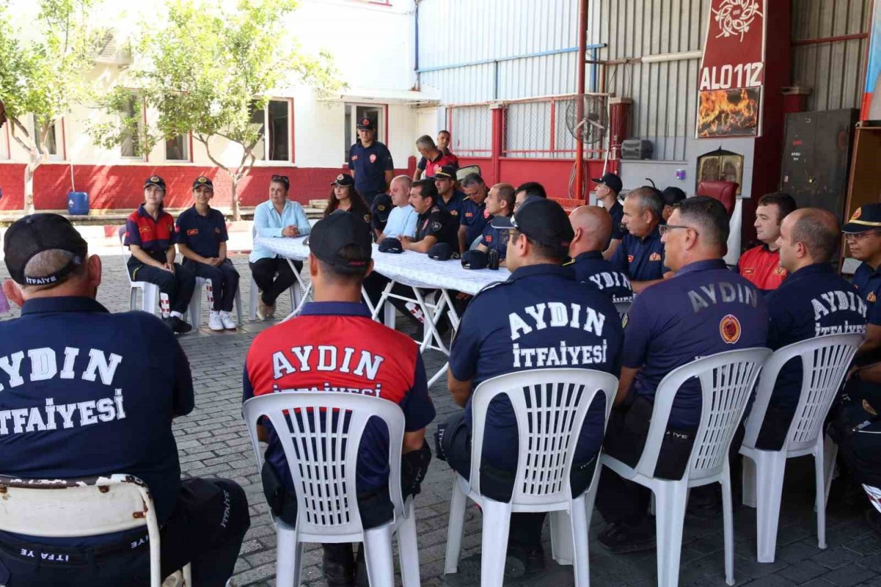 Aydın’ın ‘Ateş Savaşçıları’ndan Başkan Çerçioğlu’na doğum günü sürprizi