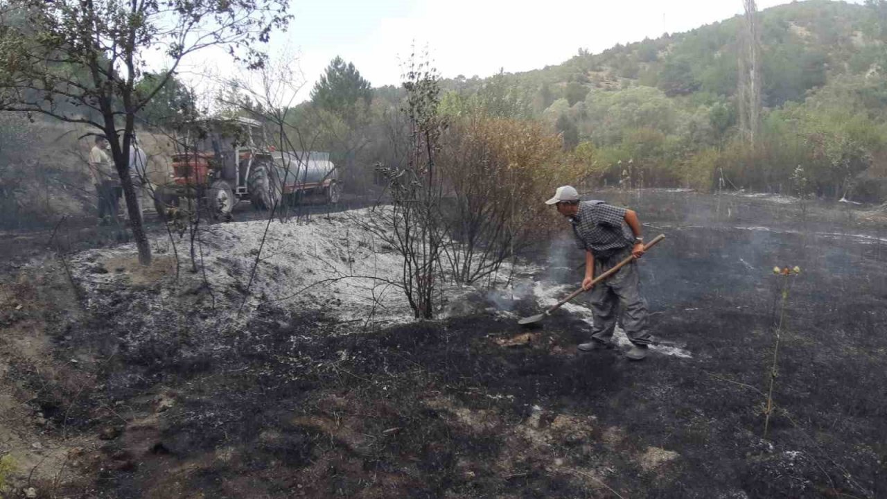 Bolu’da orman yangını köylülerin de desteğiyle söndürüldü