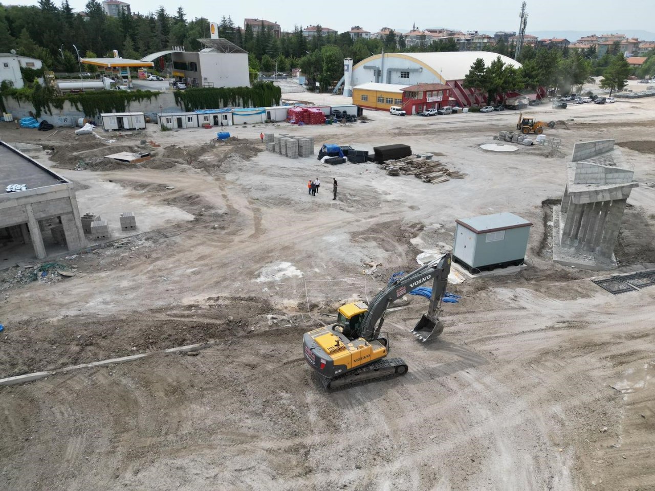 Çorum’da yeni millet bahçesinde çalışmalar hızla ilerliyor